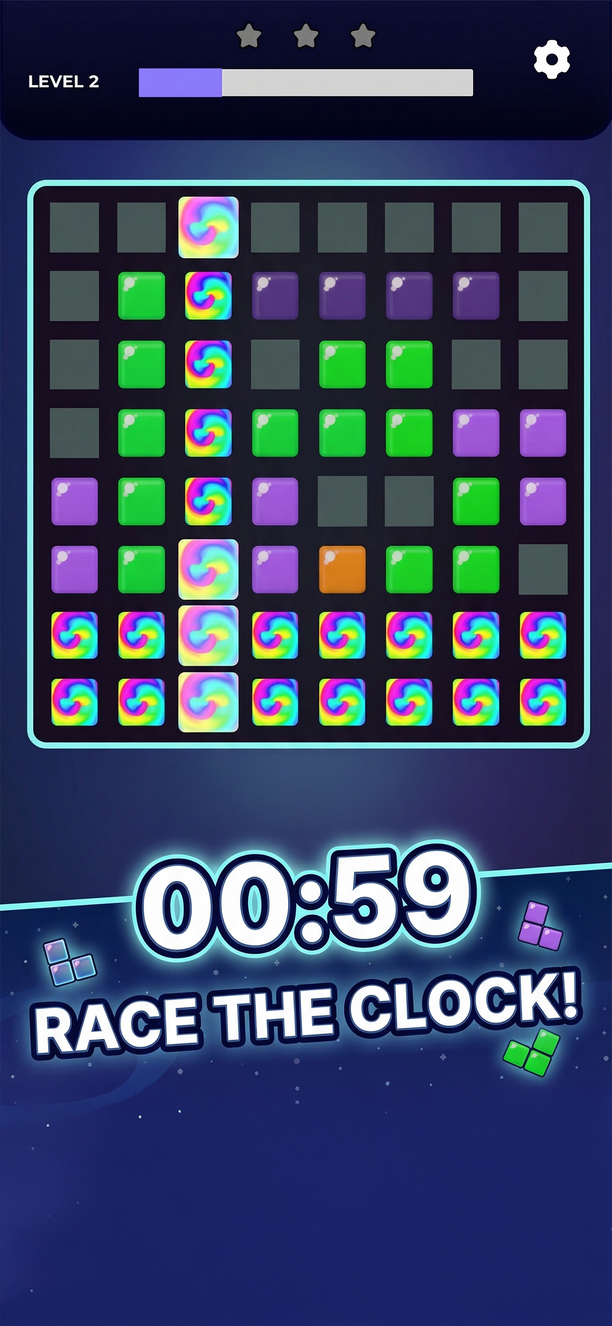Fusion Fall — Block Puzzle Adventure